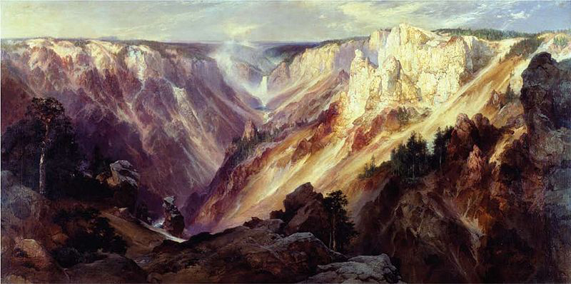 Thomas Moran canvas painting by Thomas Moran